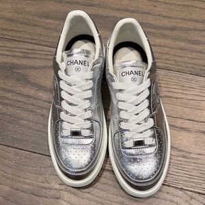 Ch Metallic Silver Women's Sneakers